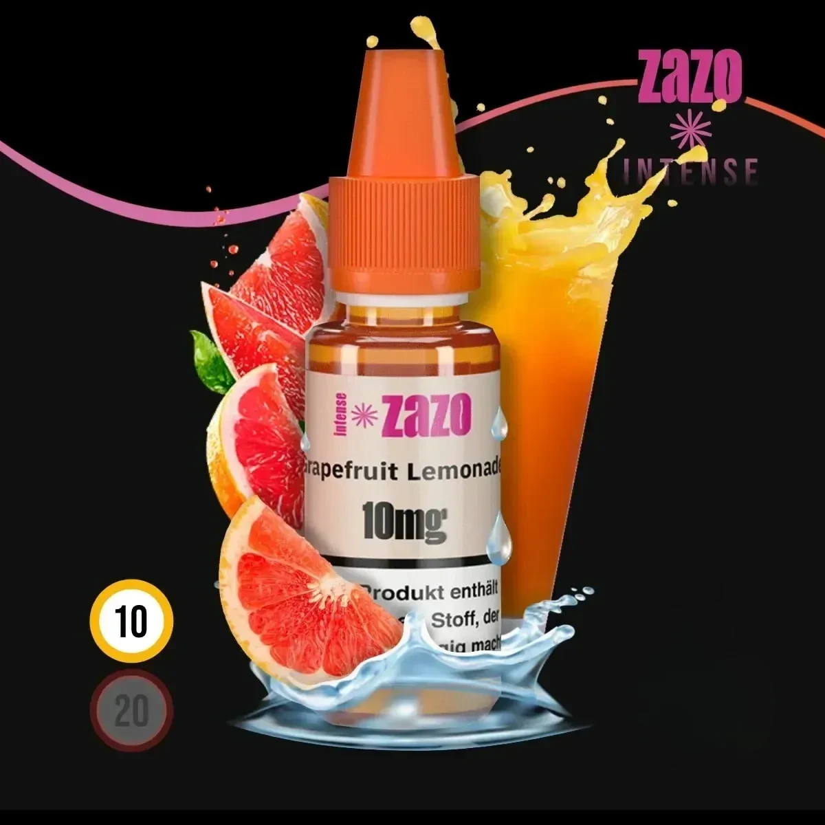 ZAZO INTENSE Grapefruit Lemonade Nikotinsalz Liquid - 10 ml
