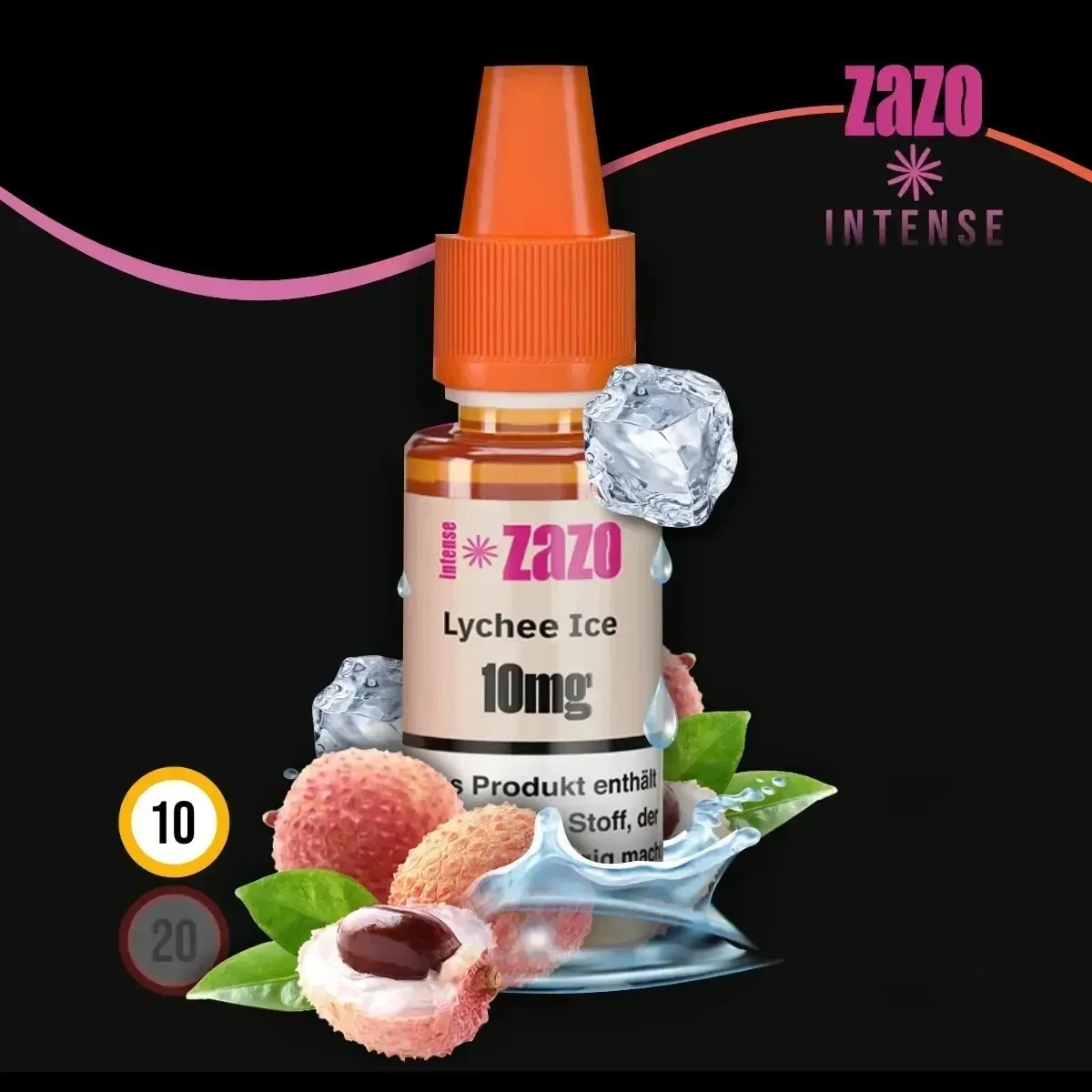 ZAZO INTENSE Lychee Ice Nikotinsalz Liquid - 10 ml