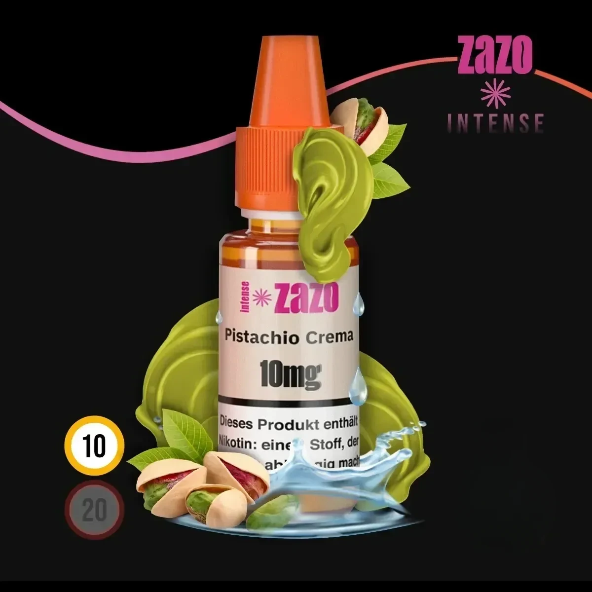 ZAZO INTENSE Pistachio Crema Nikotinsalz Liquid - 10 ml