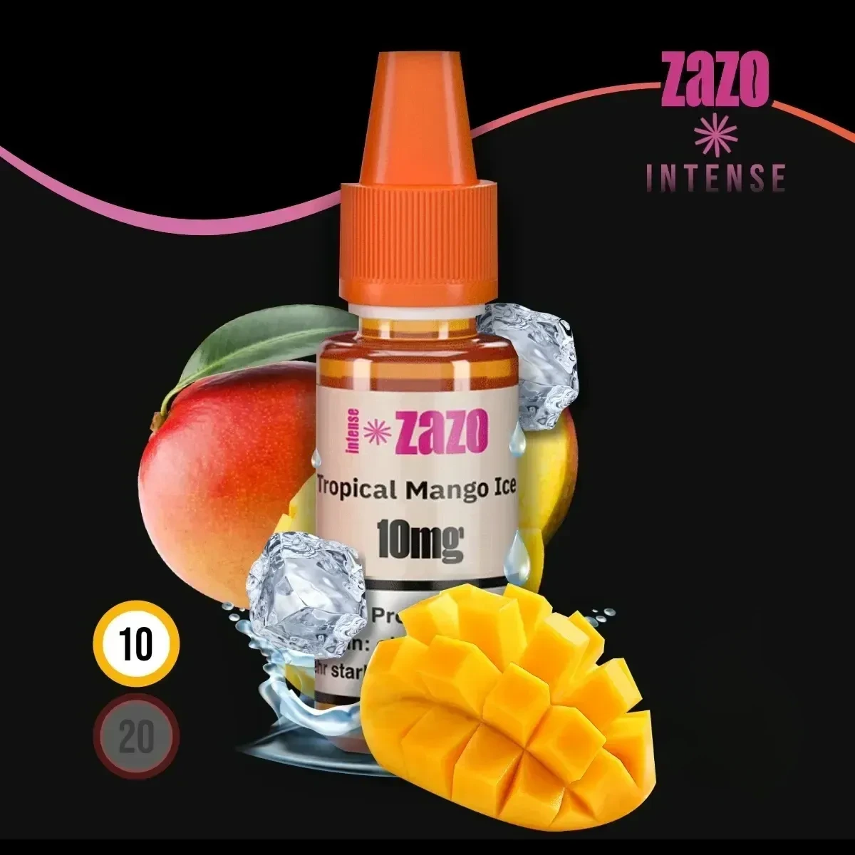 ZAZO INTENSE Tropical Mango Ice Nikotinsalz Liquid - 10 ml