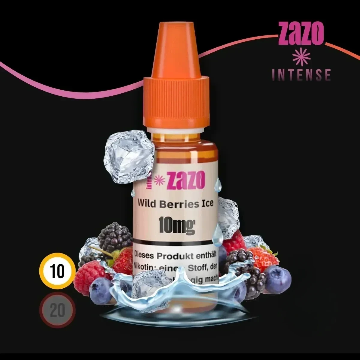 ZAZO INTENSE Wild Berries Ice Nikotinsalz Liquid - 10 ml