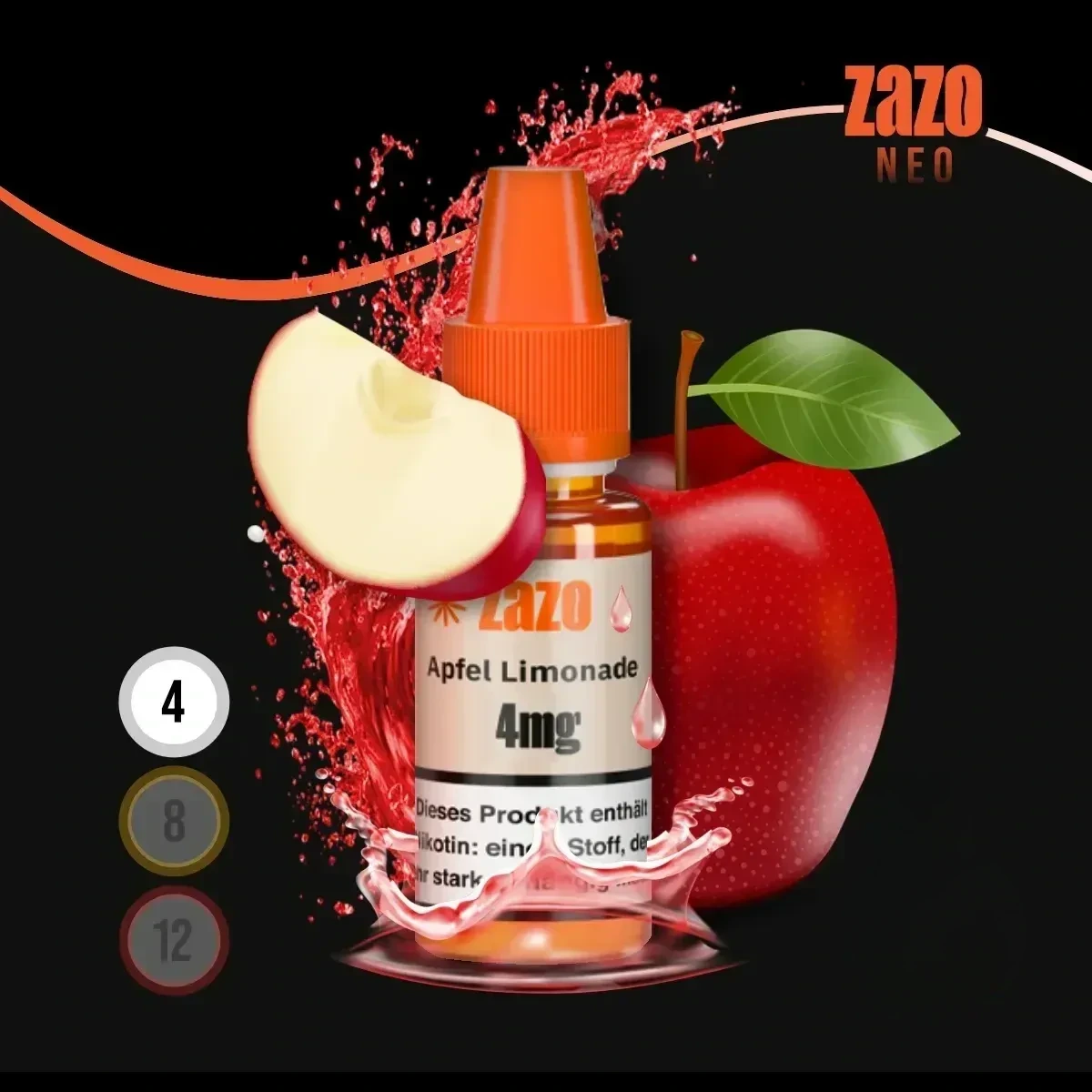ZAZO NEO Apfel-Limonade Liquid - 10 ml