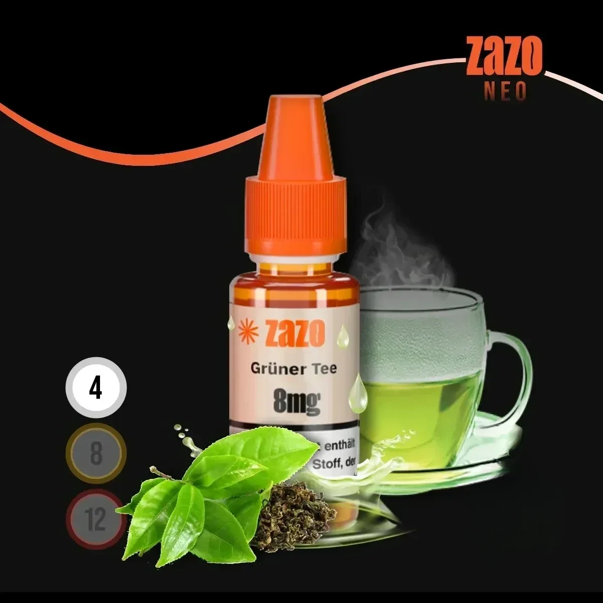ZAZO NEO Grüner Tee Liquid - 10 ml