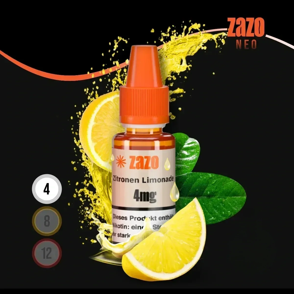 ZAZO NEO Zitronen Limonade Liquid - 10 ml