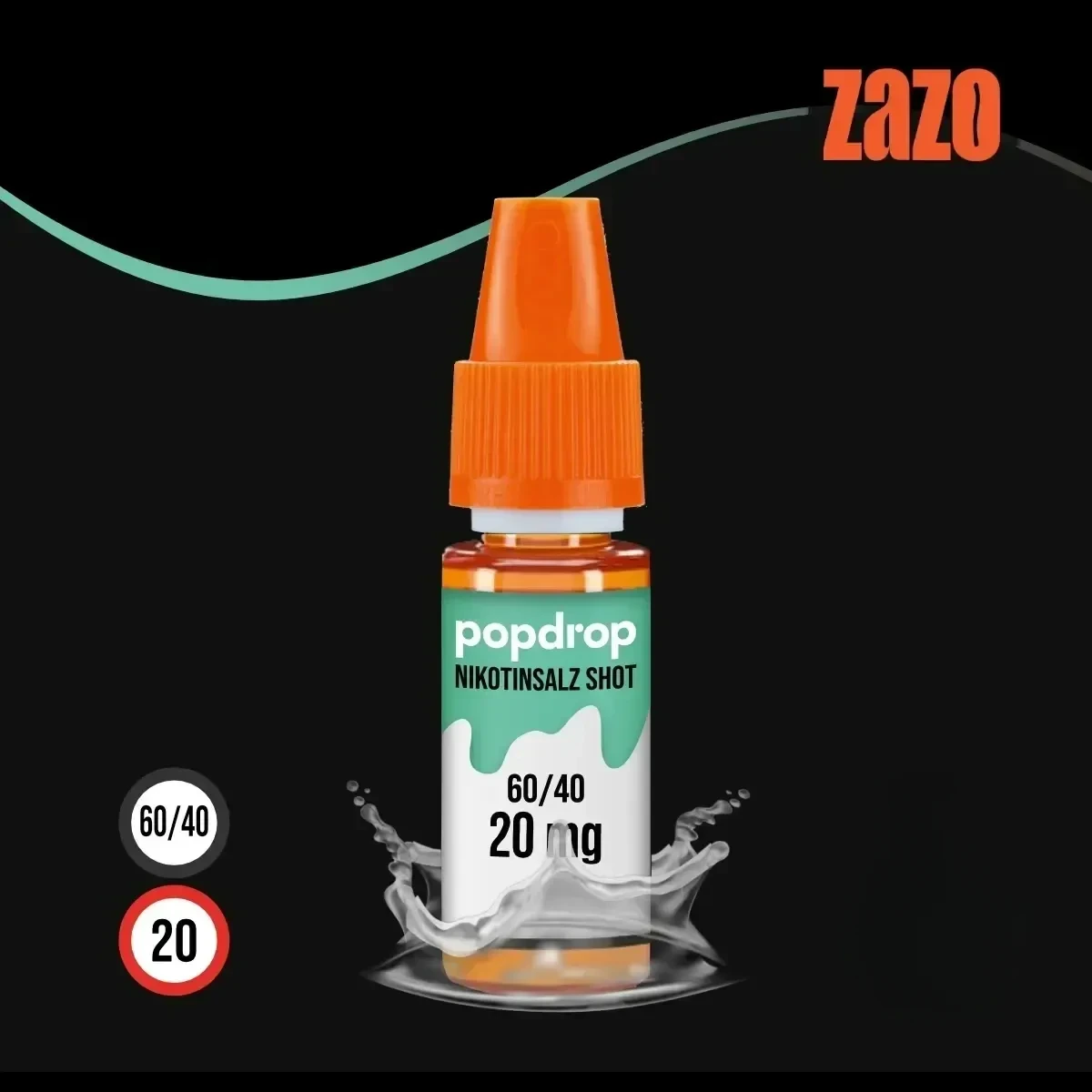 ZAZO popdrop Nikotinsalz Shots - 10 ml